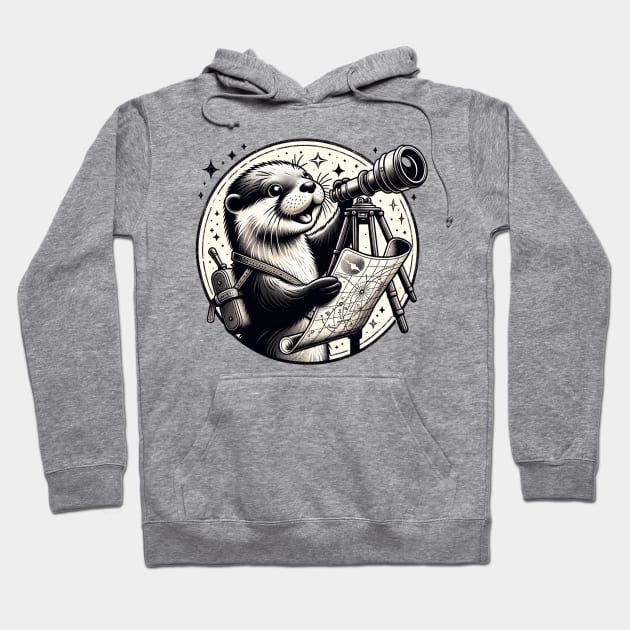 Otter Astral Explorer Hoodie by EternalEntity